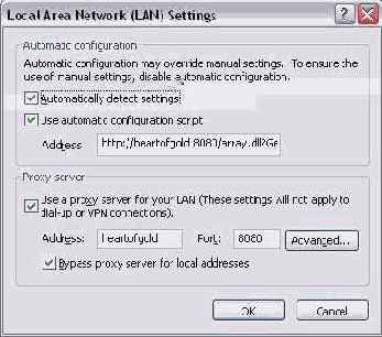 Клиенты ISA.Основная конфигурация ISA Server